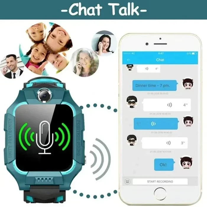 Kids 4G Smart Watch GPS SOS Call Camera Waterproof