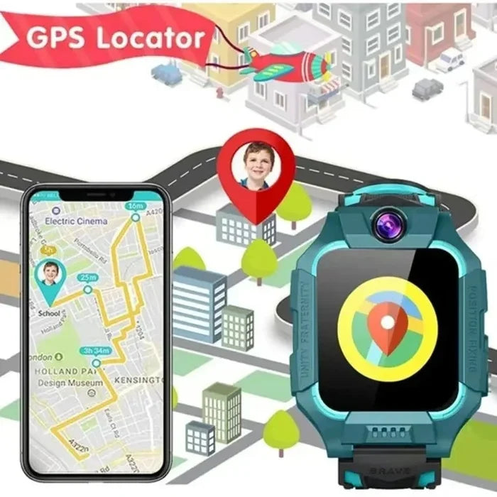 Kids 4G Smart Watch GPS SOS Call Camera Waterproof