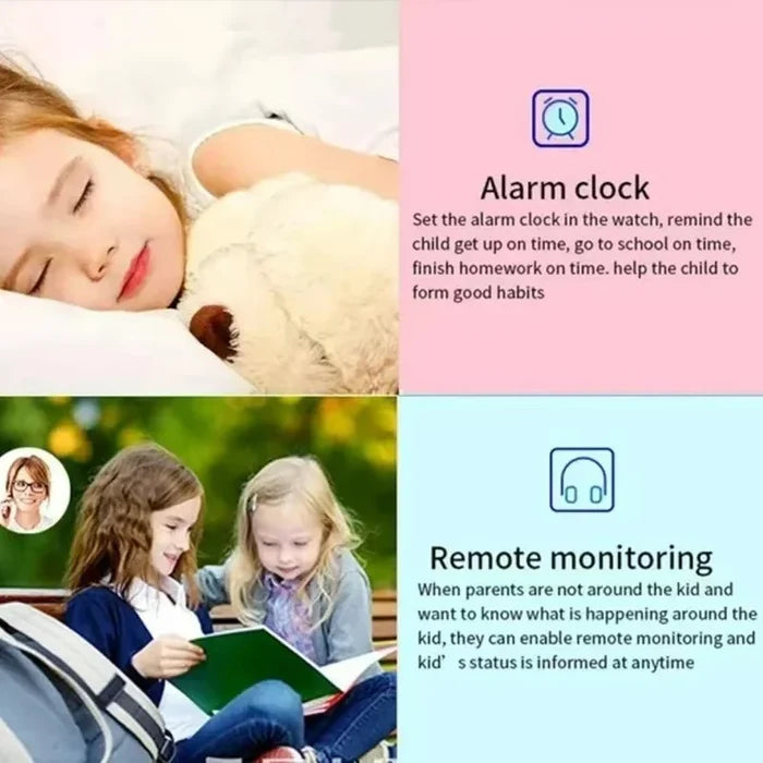 Kids 4G Smart Watch GPS SOS Call Camera Waterproof