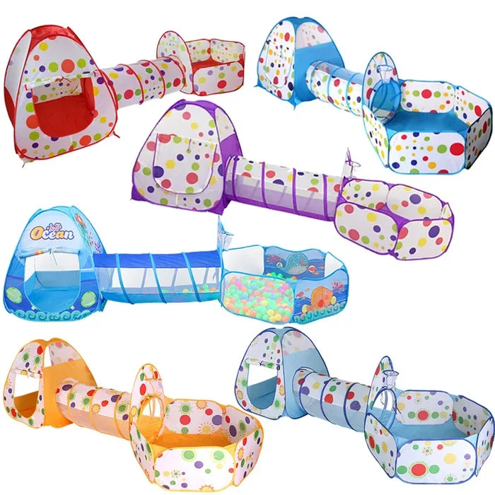 Kids Ball Pit With Tunnel – Fun Indoor & Outdoor Play Tent