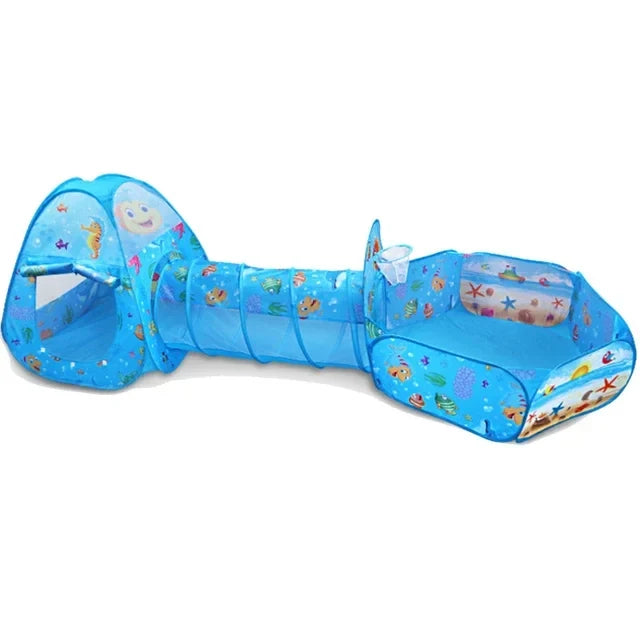 Kids Ball Pit With Tunnel – Fun Indoor & Outdoor Play Tent