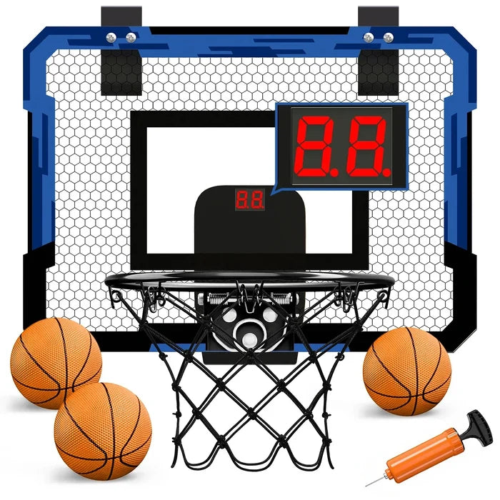 Kids Basketball Hoop Wall Mount with Score for Indoor Play