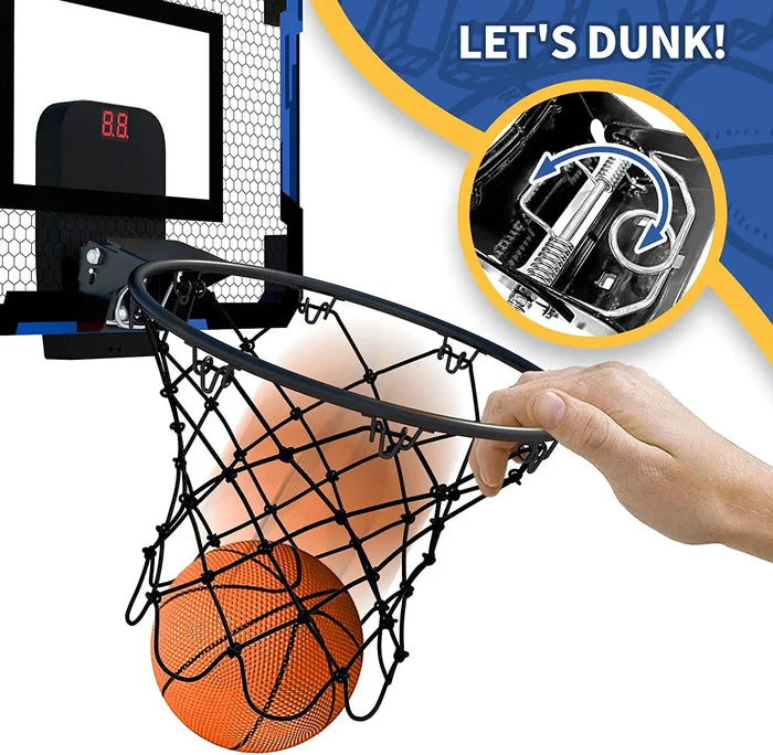 Kids Basketball Hoop Wall Mount with Score for Indoor Play