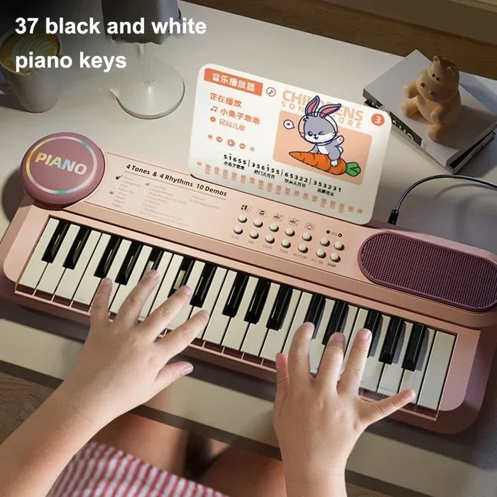 Kids Electric Piano 37-Key with Mic – Fun Learning Toy