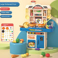 Kids Kitchen Play Set with Lights Sounds & Realistic Fun