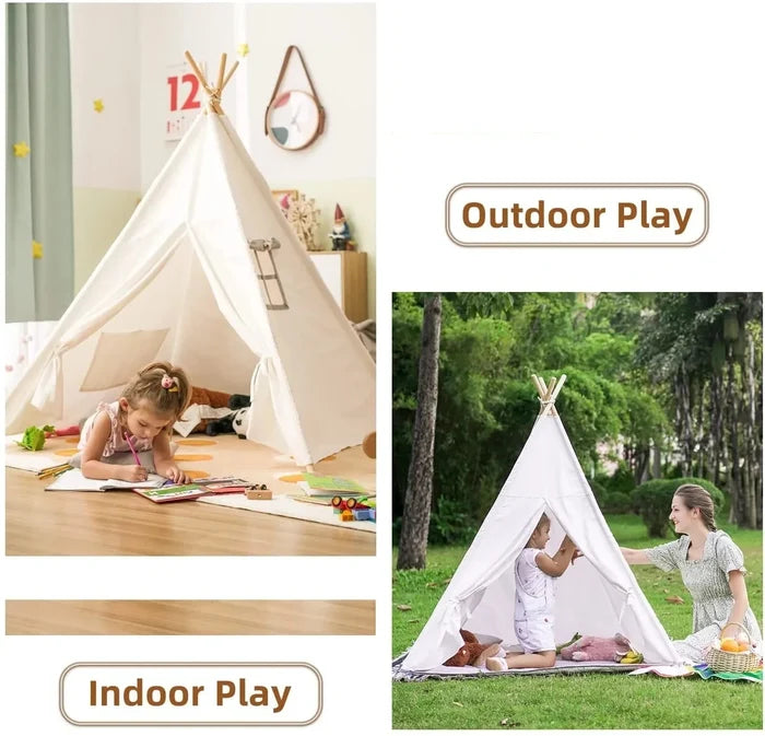 Kids Play Tent Teepee – Foldable Indoor & Outdoor Fun