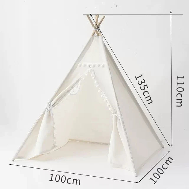 Kids Play Tent Teepee – Foldable Indoor & Outdoor Fun