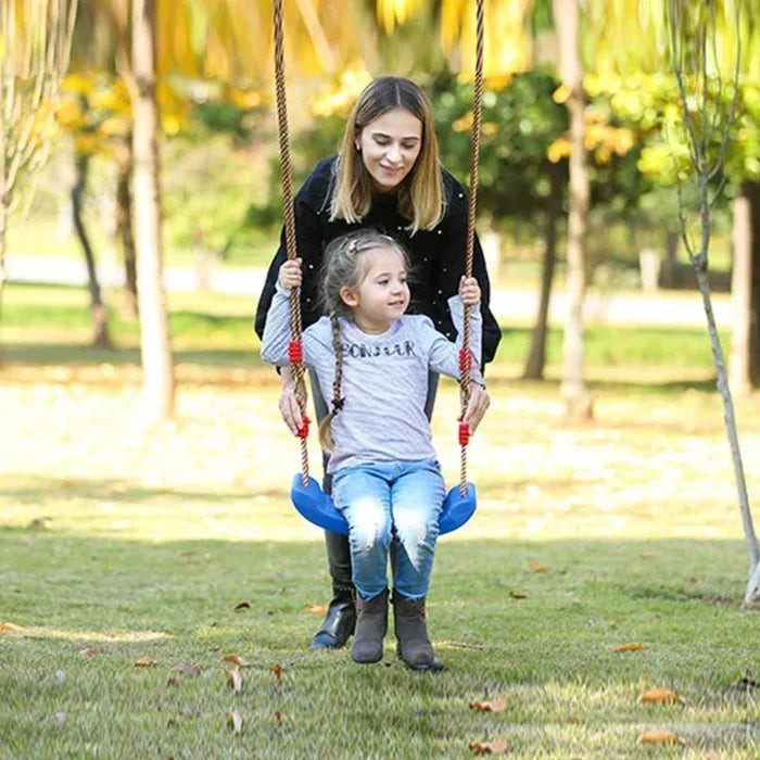Kids Swing with Adjustable Ropes for Indoor & Outdoor Fun