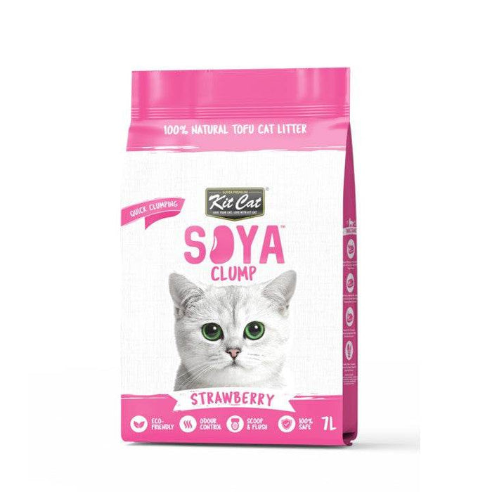 Kit Cat Scented Soya Clump Cat Litter Strawberry