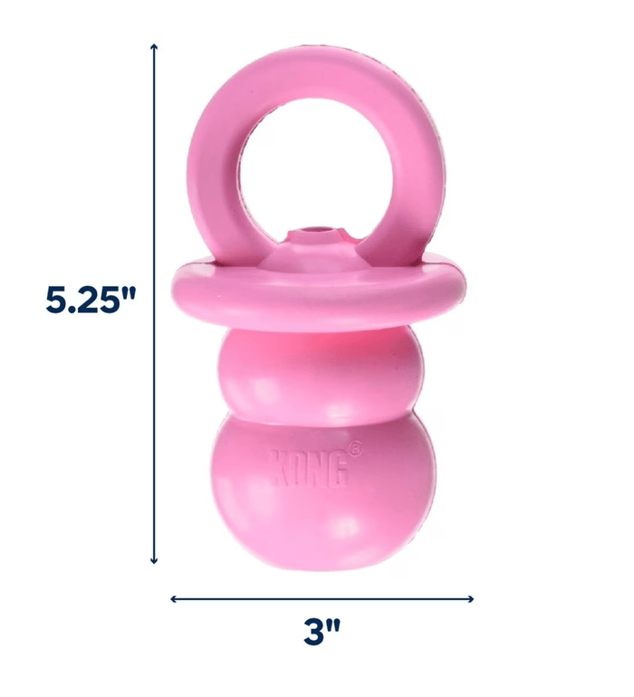 KONG Puppy Binkie Treat Dispensing Toy • CHEAPER THAN CHEWY / MADE IN USA - Glad Dogs Nation | ALL Profits Donated