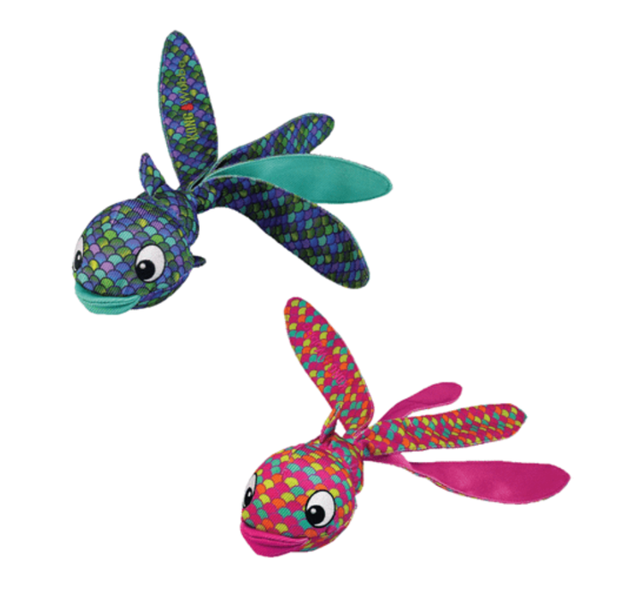KONG Wubba Finz Dog Toy: Pink or Blue CHEAPER THAN CHEWY - Glad Dogs Nation | ALL Profits Donated