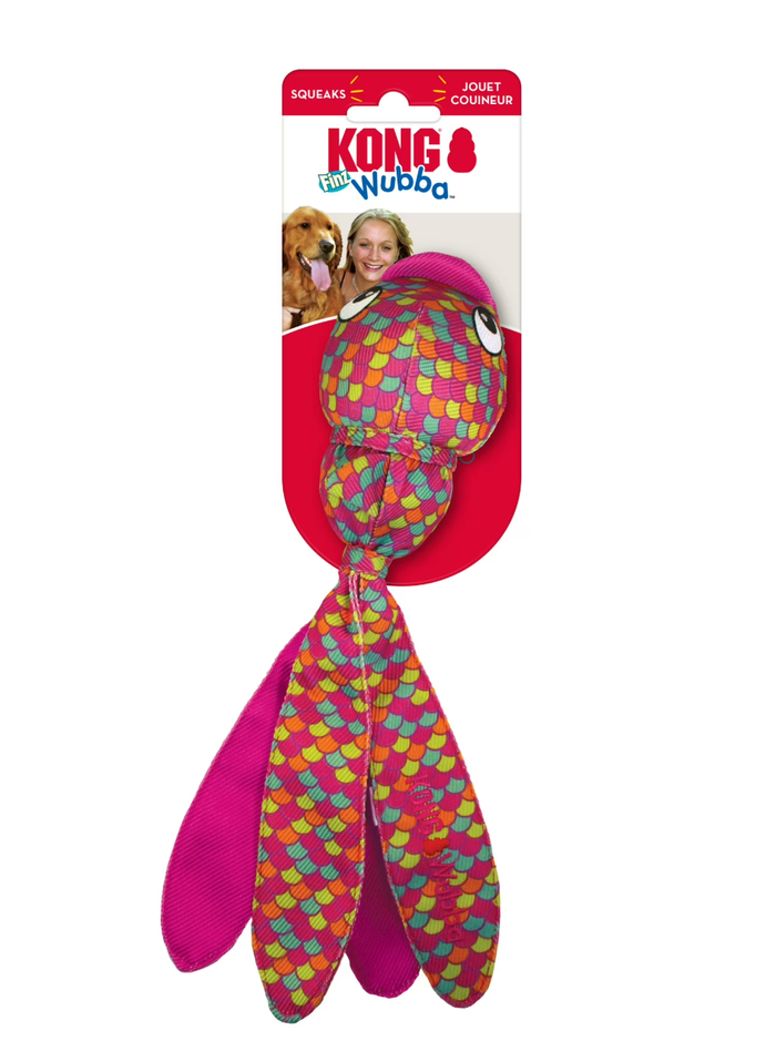 KONG Wubba Finz Dog Toy: Pink or Blue CHEAPER THAN CHEWY - Glad Dogs Nation | ALL Profits Donated