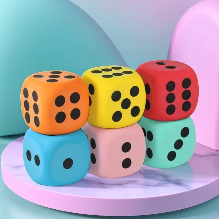 Large Foam Dice – Soft Counting Toy for Kids’ Math Fun