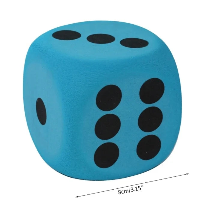 Large Foam Dice – Soft Counting Toy for Kids’ Math Fun