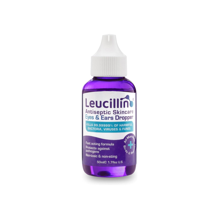 Leucillin Natural Antiseptic Skincare Dropper For Pets (50ml)