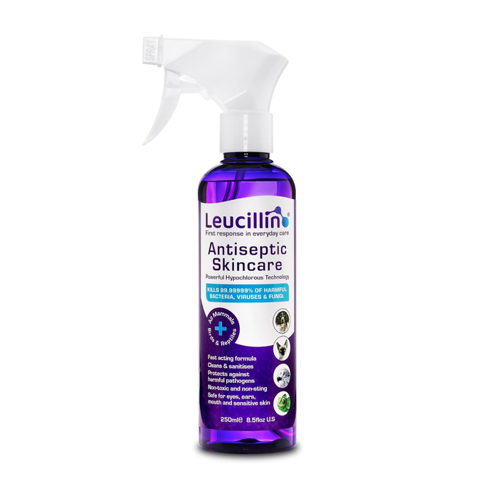 Leucillin Natural Antiseptic Skincare Spray For Pets (250ml)