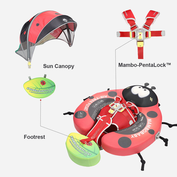 Limited Edition Red Ladybug Chest Float
