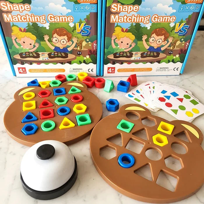 Little Bear Geometry Puzzle – Montessori Learning & Fun