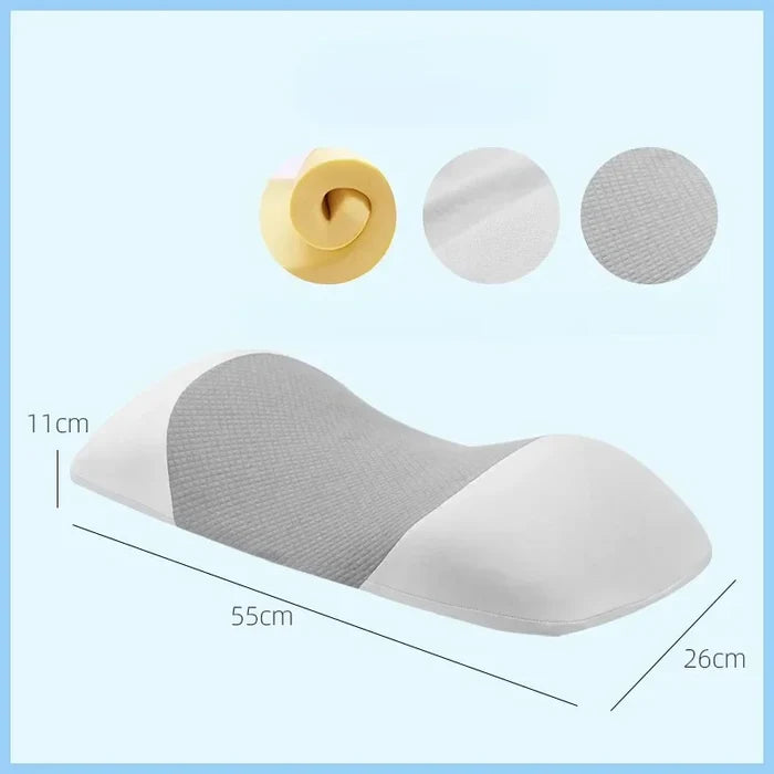 Lumbar Support Pillow for Sleeping – Memory Foam Back Relief
