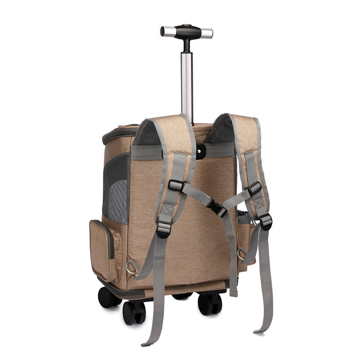 Luxury Rolling Pet Travel Carrier