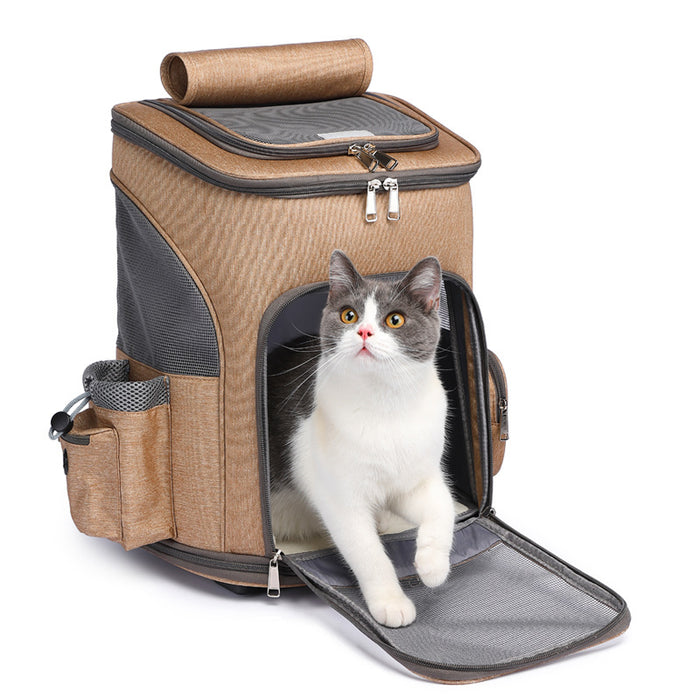 Luxury Rolling Pet Travel Carrier