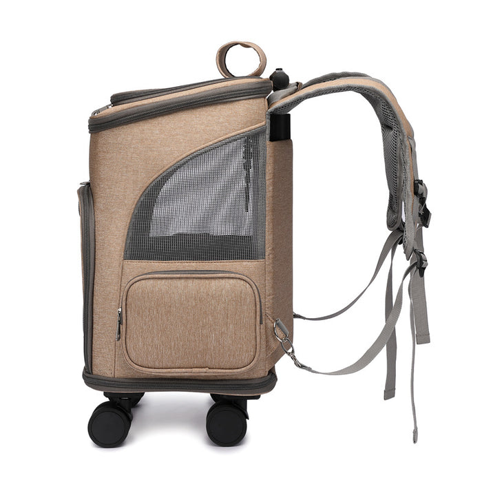 Luxury Rolling Pet Travel Carrier