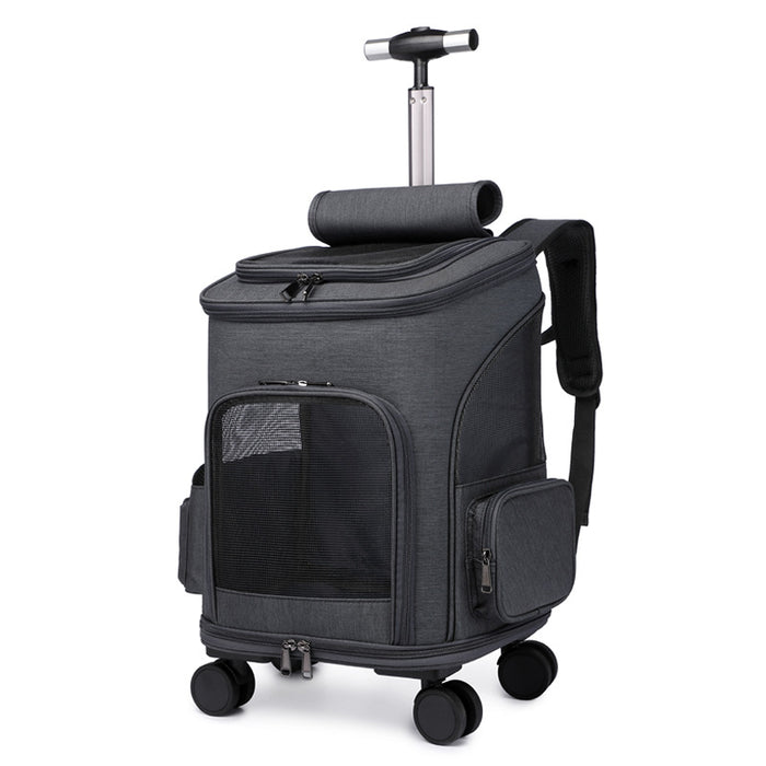 Luxury Rolling Pet Travel Carrier