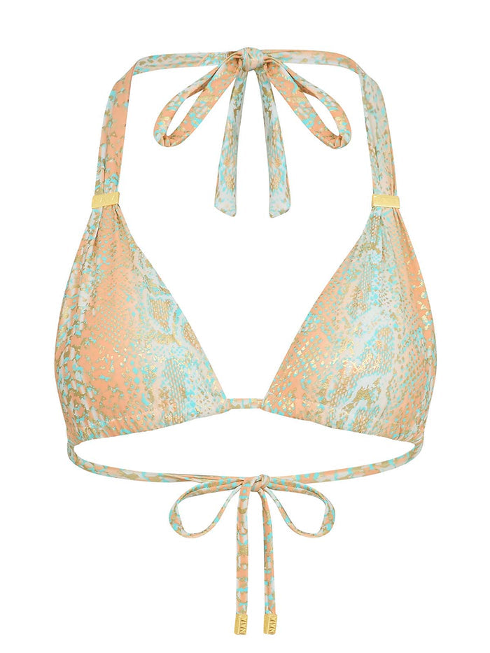 Maia Bikini, golden hour snake from the Golden Hour Collection SS26 NAIA Beach