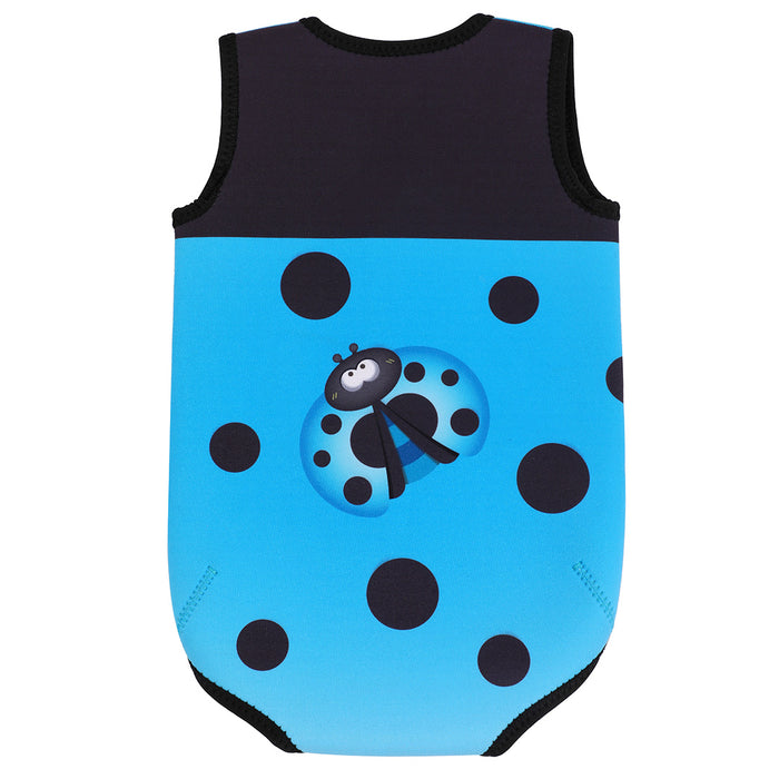 Mambobaby Blue Ladybug Baby Thermal Wetsuit