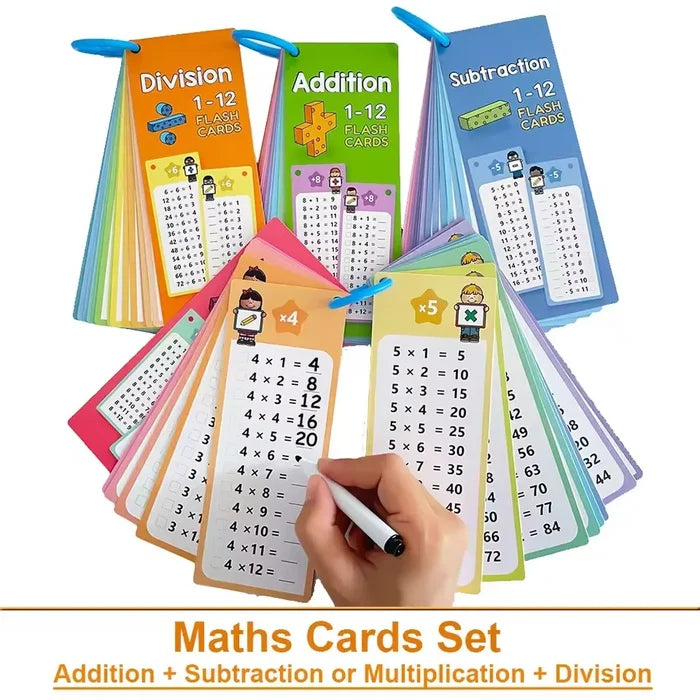 Math Facts Flash Cards for Fast & Confident Learning