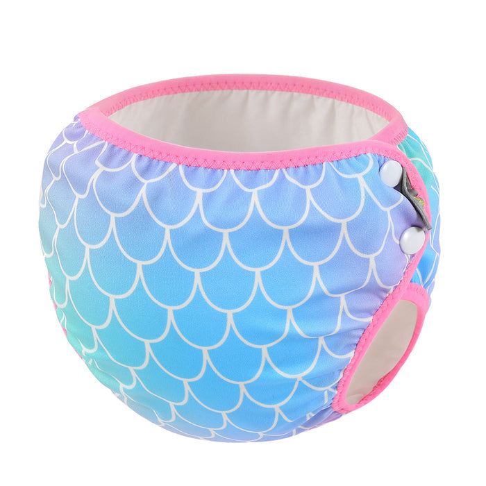 Mermaid Swimming Diaper