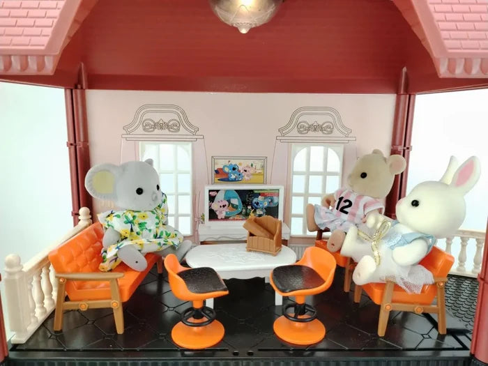 Miniature Dollhouse Princess Castle – Creative Pretend Play