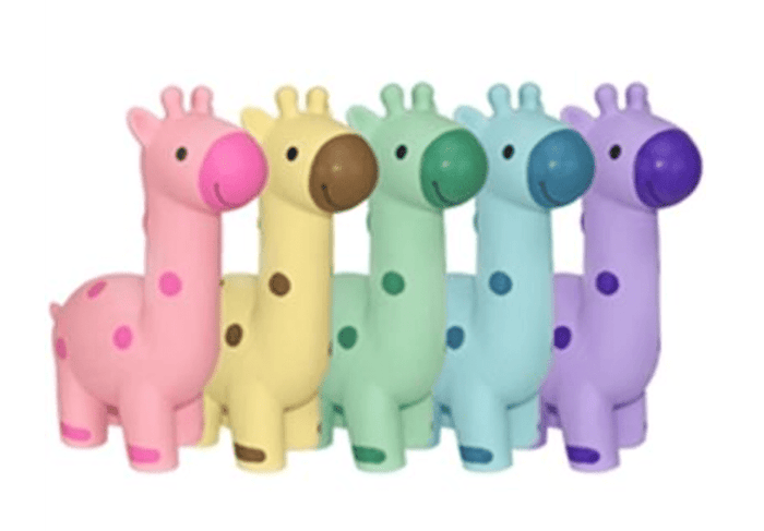 Minipet Latex Mini Giraffe 5.75 Inch: Choose Your Color - Glad Dogs Nation | ALL Profits Donated