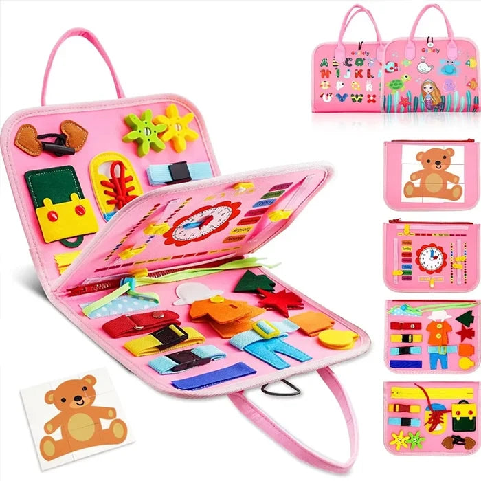 Montessori Busy Board for Kids – Learn Through Play