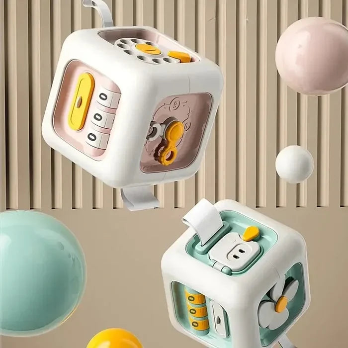 Montessori Drawer Cube – 6-in-1 Skills & Sensory Learning Toy
