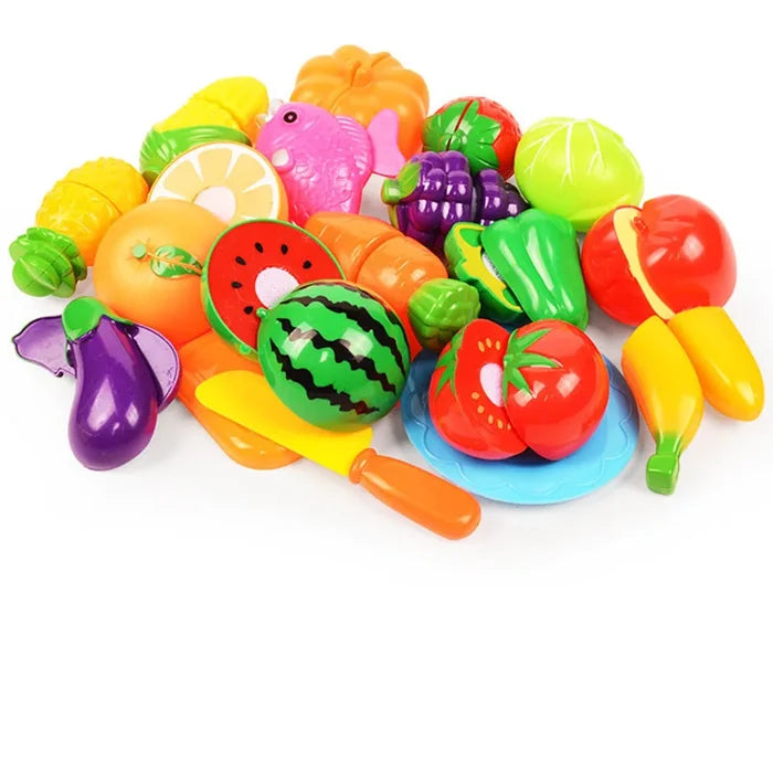 Montessori Fruit Cutting Toy Set for Creative Learning Fun