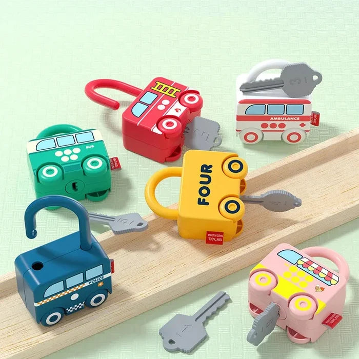 Montessori Lock & Key Toy – Number Learning & Sensory Fun