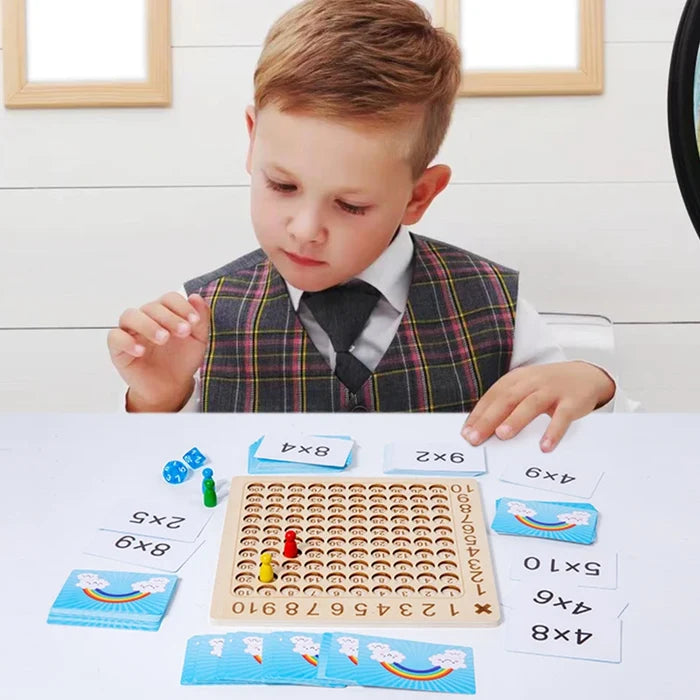 Montessori Multiplication Board Game for Fun Math Learning