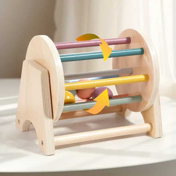 Montessori Wooden Ball Drop Toy – Early Learning Fun