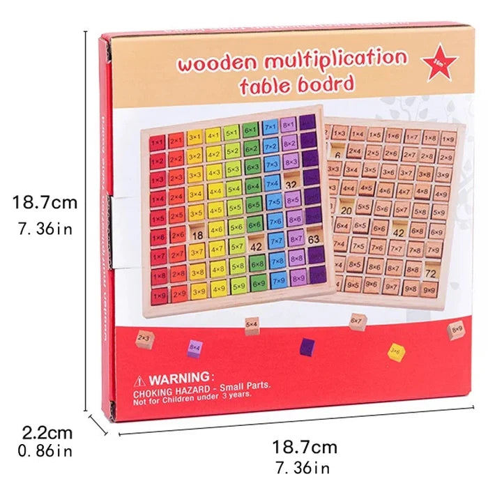 Multiplication Table Math Toy for Fun Hands-On Learning