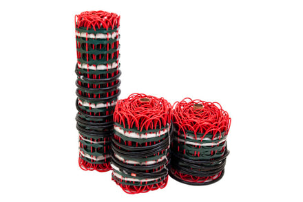 Variety of different sized NeverFreeze Snow and Ice Melting Electric Radiant Heating Mats for driveways and walkways
