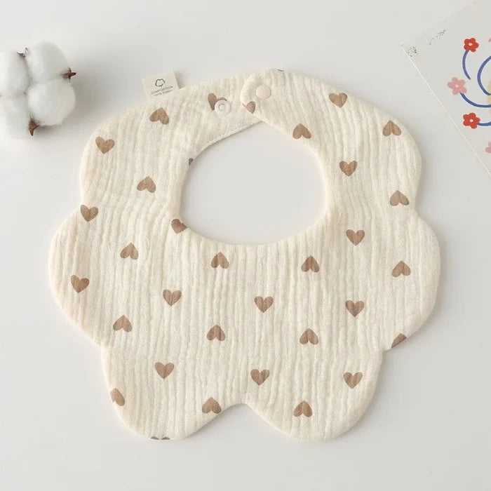 Newborn Baby Bib – Soft Drool Bandana for Mess-Free Feeding