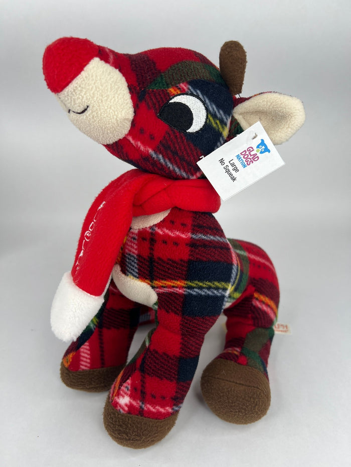 NO SQUEAK Holiday Dog Toys: ALL Sizes Small to XXLarge - Glad Dogs Nation | ALL Profits Donated