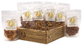 Deluxe nut gift box with woven basket and resealable bags of assorted nuts