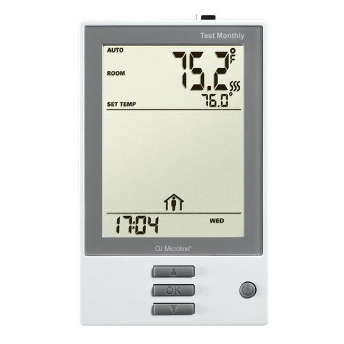 Advanced programmable thermostat for heated floors