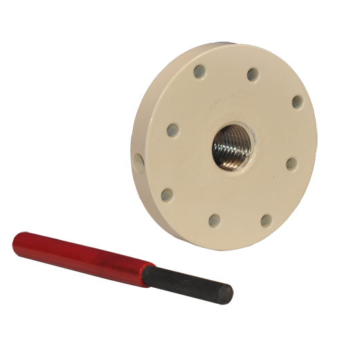 Oneway 4" Carbon Steel Faceplate, 1x8tpi