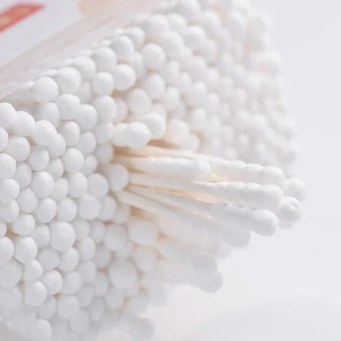 Organic Baby Cotton Swabs – 400PCS Safe & Gentle Care