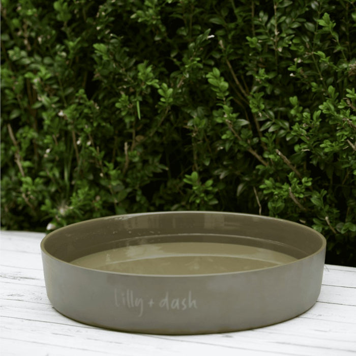 Outdoor pet water bowl