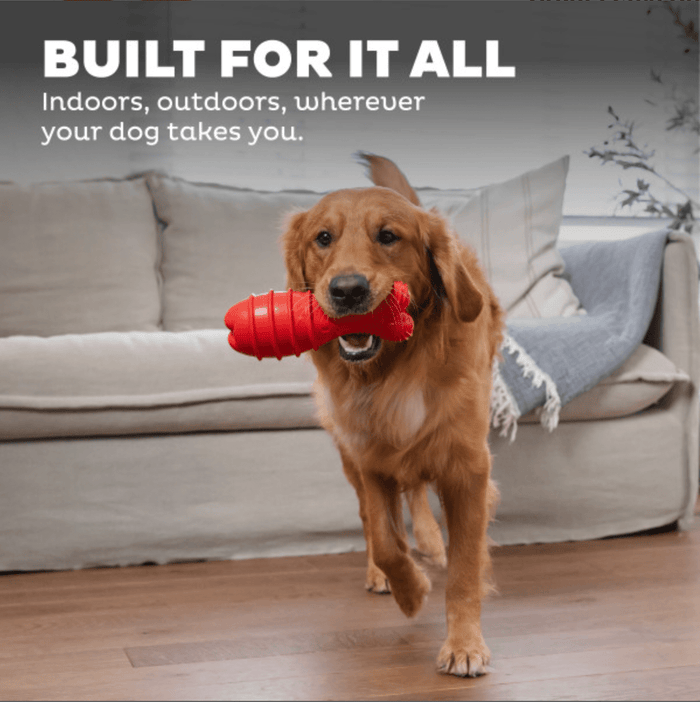 Outward Hound Grunting Fetch Stick Red Bunny Dog Toy - Glad Dogs Nation | ALL Profits Donated