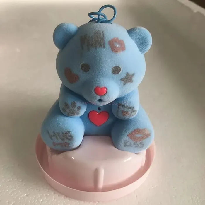 Pacifier Love Teddy Bear Glow Plush Keychain – Cute Gift Set